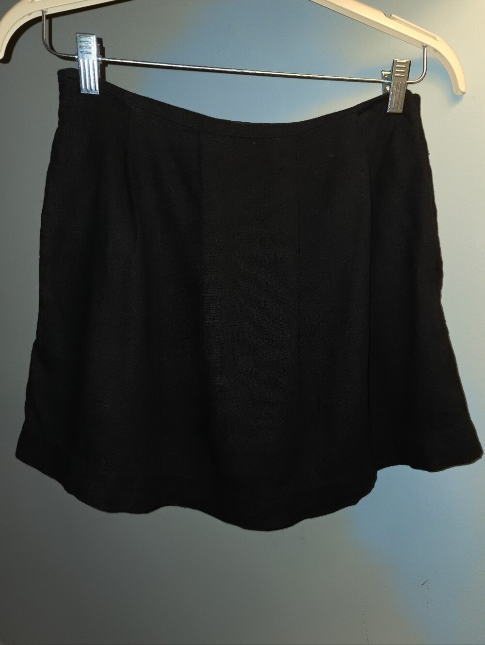 Banana Republic Black Linen Skort